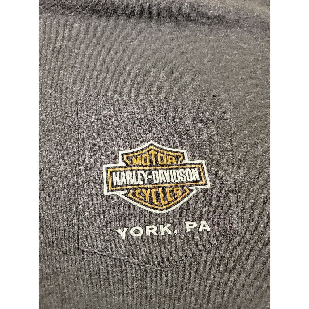 Harley Davidson T Shirt Mens Xl Gray United We Roll Pennsylvania Motorcycle Bike View 6